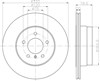 Дисковый тормоз 8DD355114001 HELLA