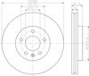 Диск тормозной передний 8DD355114401 HELLA