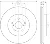 Ротор тормозной 8DD355114981 HELLA