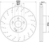 Ротор тормозной 8DD355115401 HELLA