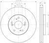 Передний тормозной диск 8DD355115941 HELLA