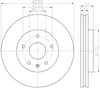 Передний тормозной диск 8DD355116031 HELLA