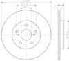 Задний тормозной диск 8DD355116121 HELLA