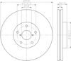 Диск тормозной передний 8DD355116361 HELLA