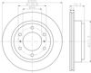 Диск тормозной задний 8DD355118651 HELLA