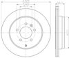 Дисковый тормоз 8DD355118771 HELLA