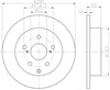 Дисковый тормоз 8DD355118881 HELLA