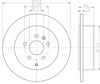 Задний дисковый тормоз 8DD355118911 HELLA