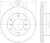 Передний тормозной диск 8DD355119071 HELLA