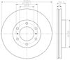 Передний тормозной диск 8DD355119081 HELLA