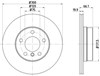 Тормозные диски 8DD355120971 HELLA