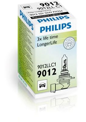 Лампочка дальнего света 9012LLC1 PHILIPS