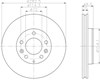 Диск тормозной передний Мазда 6