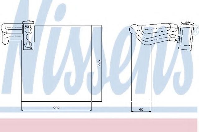 Охладитель воздуха 92188 NISSENS