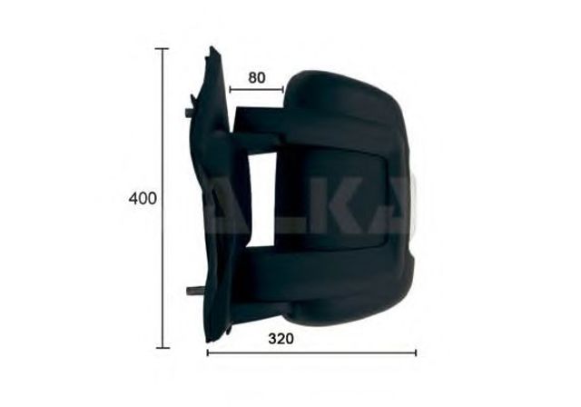 Наружное зеркало правое 9252922 ALKAR