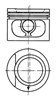 Поршень в комплекте на 1 цилиндр 2-й ремонт 93876620 KOLBENSCHMIDT