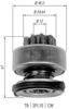 Бендикс стартера 940113020335 MAGNETI MARELLI