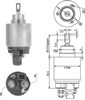 Реле втягивающее стартера 940113050343 MAGNETI MARELLI