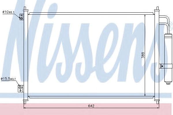 Конденсер 940121 NISSENS