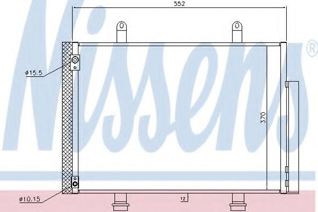 Конденсер 940356 NISSENS