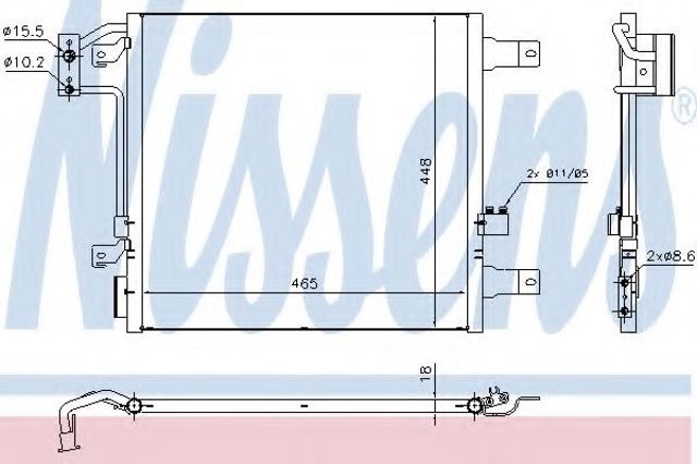 Конденсатор 940441 NISSENS