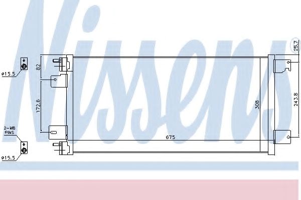 Конденсатор 940701 NISSENS