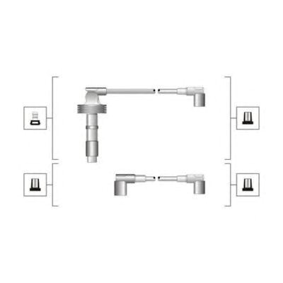 Высоковольтные провода  941319170116 MAGNETI MARELLI