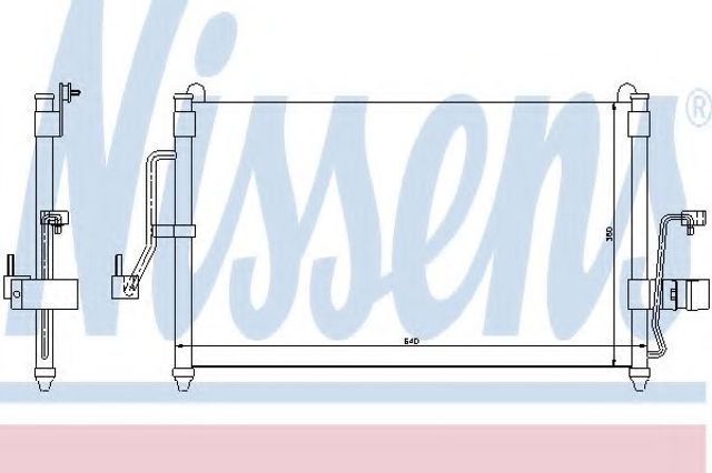 Конденсатор 94454 NISSENS
