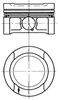 Поршня на 1 цилиндр, STD 94503700 KOLBENSCHMIDT