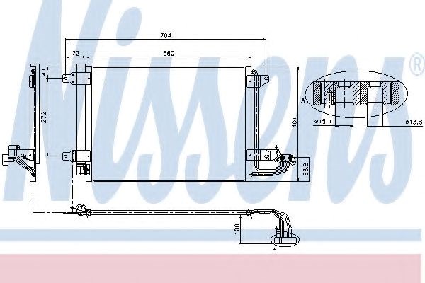 Конденсатор 94684 NISSENS