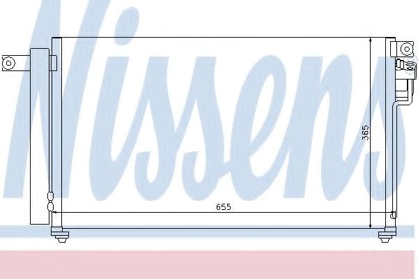 Конденсатор 94814 NISSENS