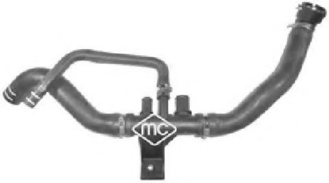 Патрубок радиатора peugeot boxer/citroen jumper (06-) (09508) metalcaucho 9508