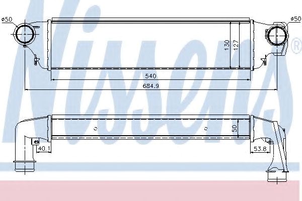 Интеркулер 96741 NISSENS