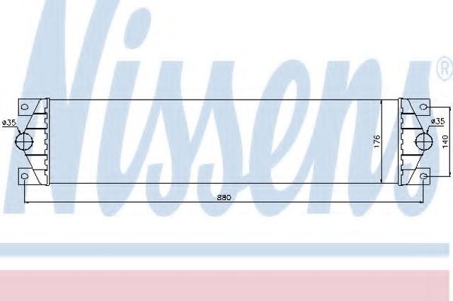 Радиатор интеркуллера Рено Мастер II