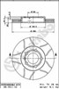 Передний тормозной диск 9701175 BREMBO