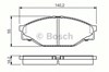 Тормозные колодки 986424225 BOSCH