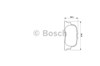 Колодки тормозные дисковые комплект 986424730 BOSCH