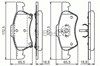 Колодки тормозные дисковые комплект 986424765 BOSCH