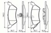 Колодки тормозные дисковые комплект 986424816 BOSCH