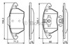 Тормозные колодки 986424825 BOSCH