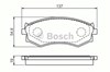 Колодки передние 986461139 BOSCH