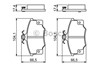 Колодки тормозные передние дисковые 986468380 BOSCH