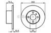 Передний тормозной диск 986478032 BOSCH