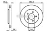 Диск тормозной передний 986478109 BOSCH