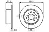 Задний тормозной диск 986478143 BOSCH