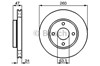 Передний тормозной диск 986478170 BOSCH