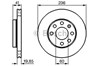 Диск тормозной передний 986478192 BOSCH