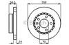 Диск тормозной передний 986478265 BOSCH