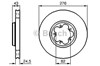 Передний тормозной диск 986478299 BOSCH