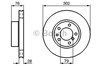 Диск тормозной передний 986478317 BOSCH